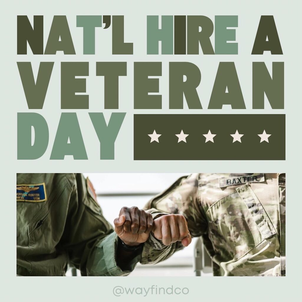 National Hire A Veteran Day! 🇺🇸